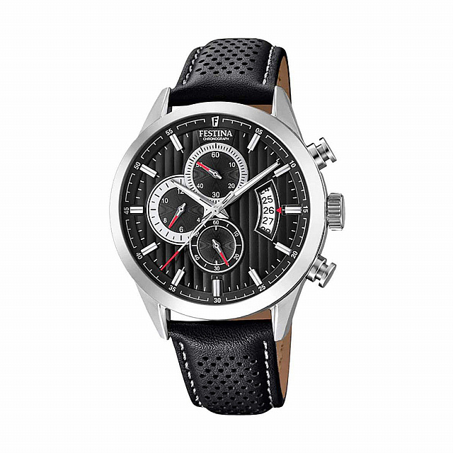 FESTINA Chrono Sport Collection Watch Leather Strap ...